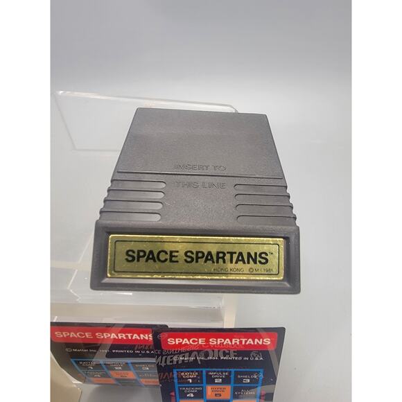 1982 MatteI Intellivoice Space Spartans Voice Synthesis Game Intellivision, CIB - Picture 6 of 8